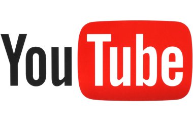 Kağıda basılmış Youtube logo