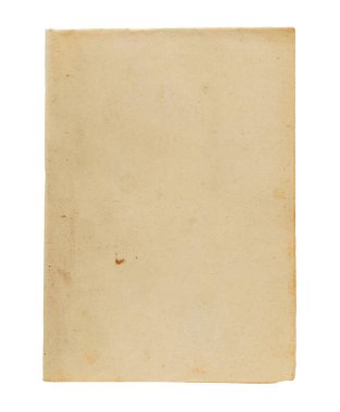 Şeffaf arka planda izole edilmiş, desenli yüzeyi olan eski, antika bir kağıt yaprağı. Tasarım, tarih veya eğitim kavramları için ideal