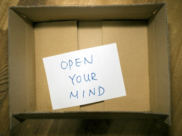 Open Your Mind Concept — Stock Photo, Image