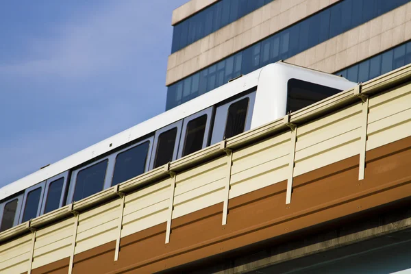 Treno monorotaia alta velocità, taipei, taiwan — Foto Stock