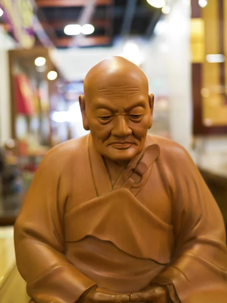 Mnich rzeźby Buddy — Zdjęcie stockowe