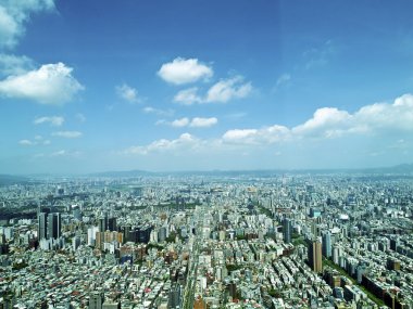 Taipei city Üstten Görünüm