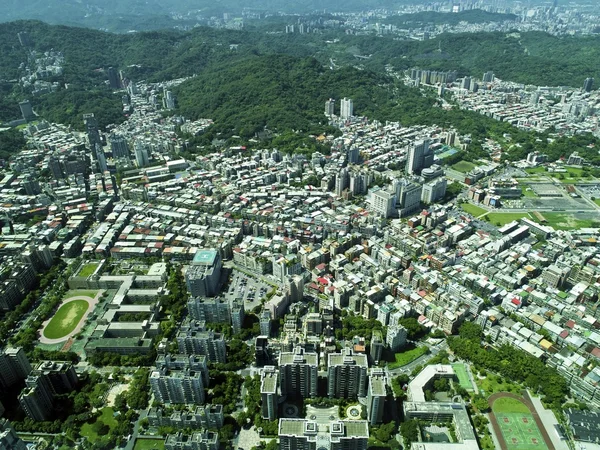 Taipei city from top view — Stock Photo, Image