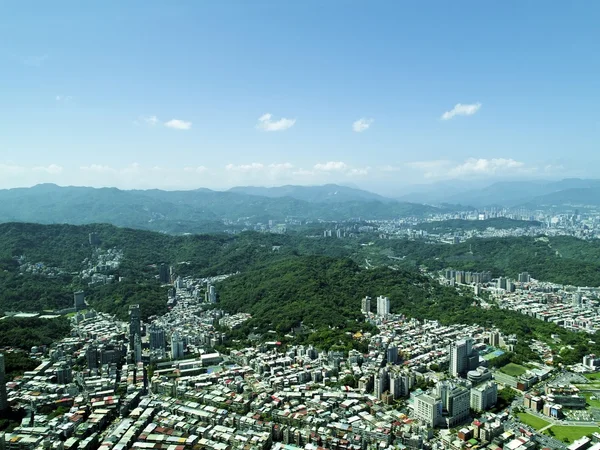 Taipei city from top view — Stock Photo, Image