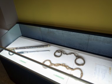 instrument of torture in Jing-Mei Human Rights Memorial and Cult