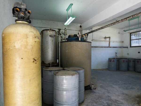 Boiler room in Jing-Mei Human Rights Memorial and Cultural Park