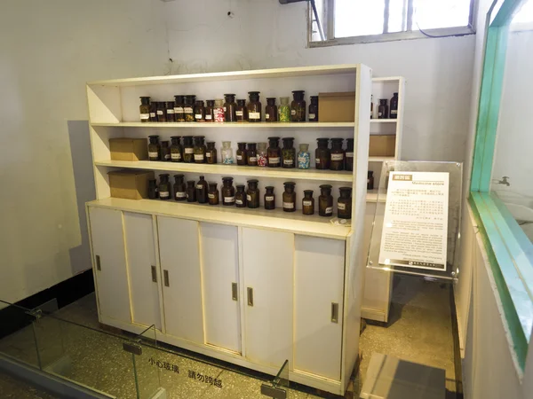 Medicine room in Jing-Mei Human Rights Memorial and Cultural Par — Stock Photo, Image