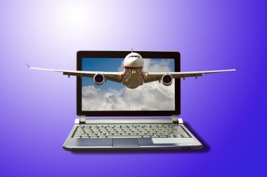 bir seyahat internet ile satın