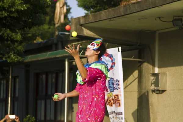 Tchaj-wan, 435 umění zóna, cirkus provedení — Stock fotografie