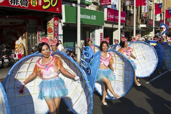 Tamsui, Tayvan, karnaval geçit — Stok fotoğraf