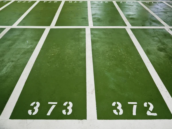 Polyurethane parking lots — Stock Photo, Image