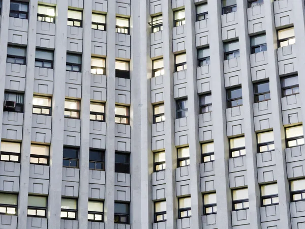 Array edificio della parete della finestra — Foto Stock