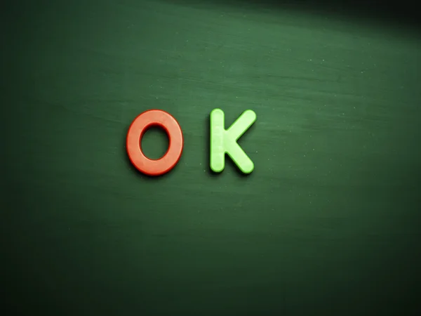 Ok or okay concept — Stock Photo, Image