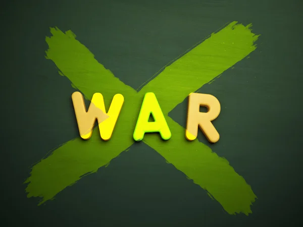 Pokoju lub anty koncepcja wojny — Zdjęcie stockowe