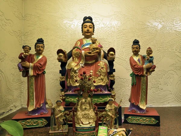 Taipei, aldeia do monte do tesouro, rainha mãe da escultura ocidental — Fotografia de Stock