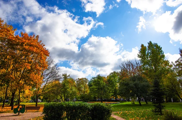 Otoño en la gran ciudad — Foto de Stock