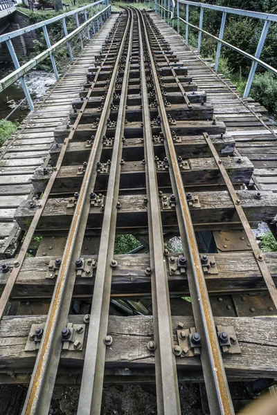 Ponte ferroviario vintage — Foto Stock