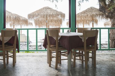 tipik Yunan restoranı 