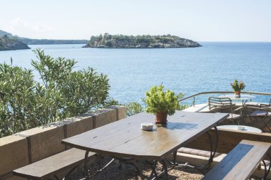 tipik Yunan restoranı 