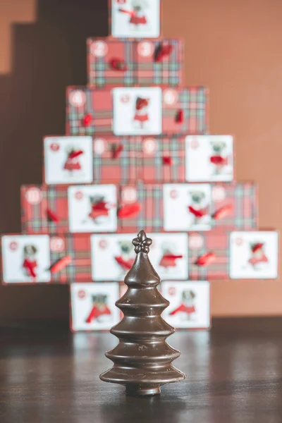 Arbres de Noël chocolat — Photo