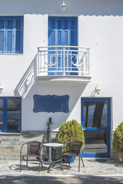 전형적인 그리스 집 — 스톡 사진