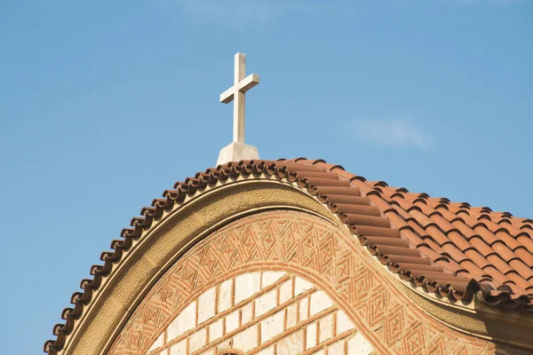 Typische griechische Kirche — Stockfoto