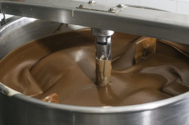 Çikolata karıştırma için makine