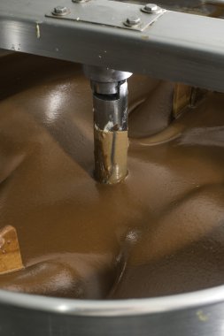 Çikolata karıştırma için makine