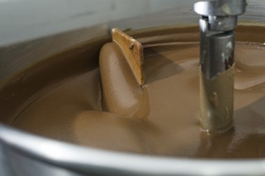 Çikolata karıştırma için makine