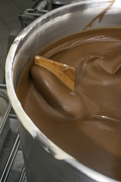 Machine for mixing chocolate — Stock Photo, Image