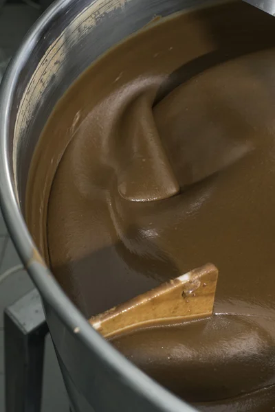 Machine for mixing chocolate — Stock Photo, Image