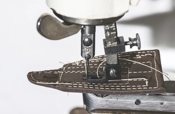 Máquina manual de costura de couro — Fotografia de Stock