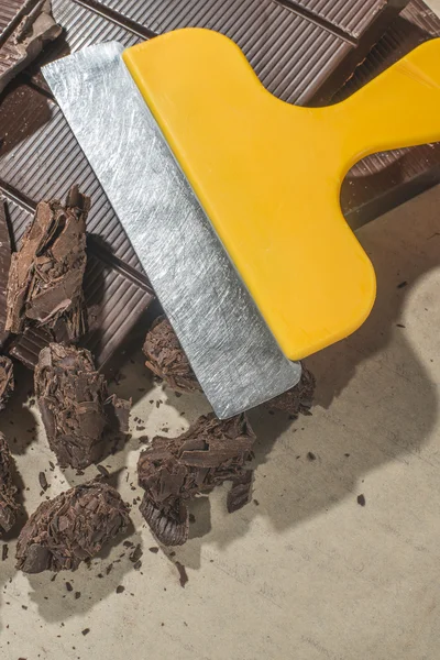 Инструменты для производства шоколада — стоковое фото