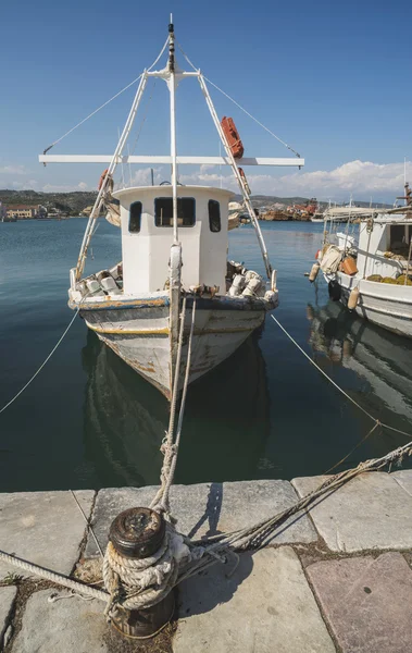 Balıkçı tekneleri Yunanistan — Stok fotoğraf