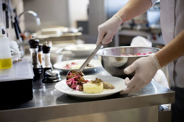 Haute cozinha — Fotografia de Stock