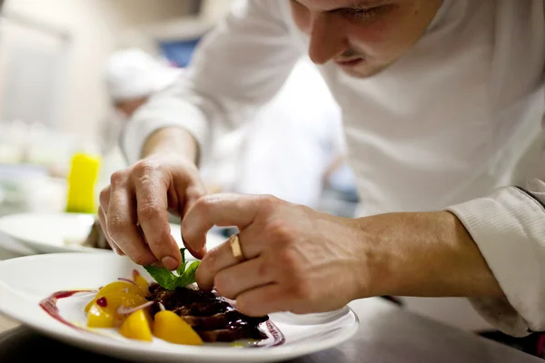 Haute cozinha — Fotografia de Stock