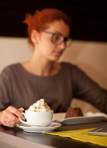 Café helado en primer plano —  Fotos de Stock