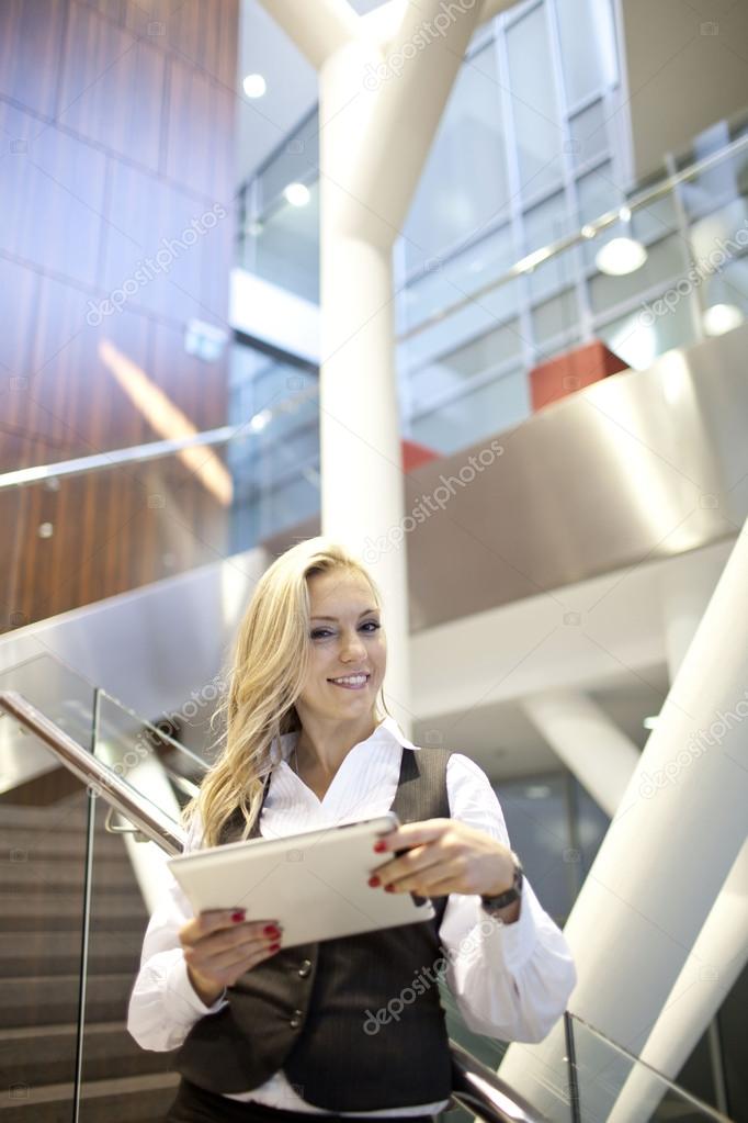 Young woman in the office