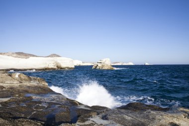 Milos island, Cyclades, Yunanistan