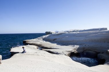 Milos island, Cyclades, Yunanistan