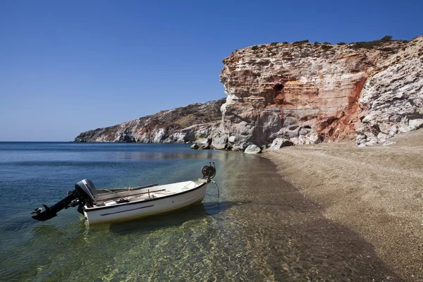Eine Jacht auf den griechischen Inseln — Stockfoto