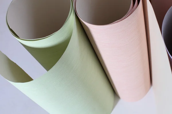 Wallpapering.Wallpaper rolls — Stock Photo, Image