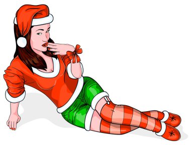 Noel Pin Up Girl