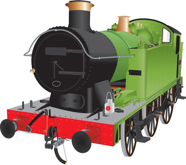 Gröna Tank Engine — Stock vektor