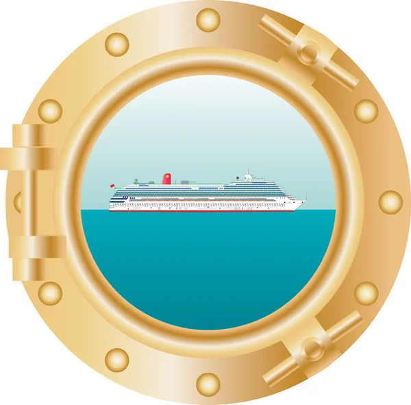 Porthole. — Vetor de Stock