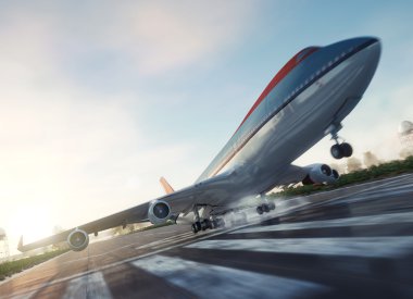 yolcu uçağı pist seyahat iş arka plan conce çıkar