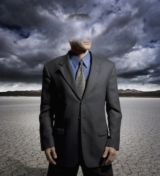 Head in the clouds — Stock Photo, Image