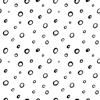 daireler ile sorunsuz elle çizilmiş desen