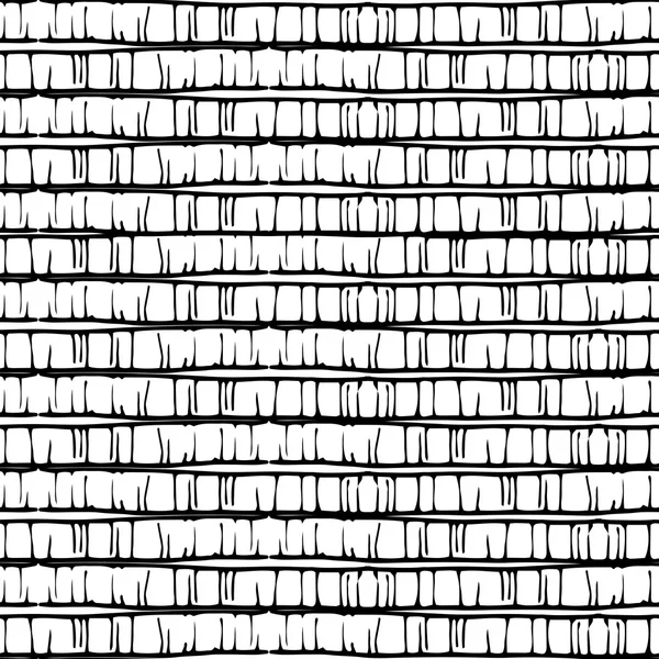 Modello disegnato a mano senza cuciture con strisce — Vettoriale Stock