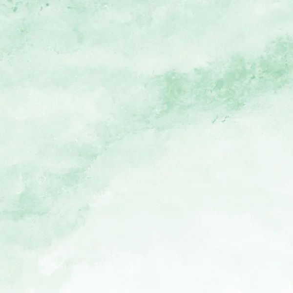 Mintgrün Aquarell Textur Hintergrund, handbemalt — Stockfoto